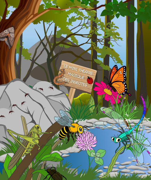 Le mini théâtre magique des insectes